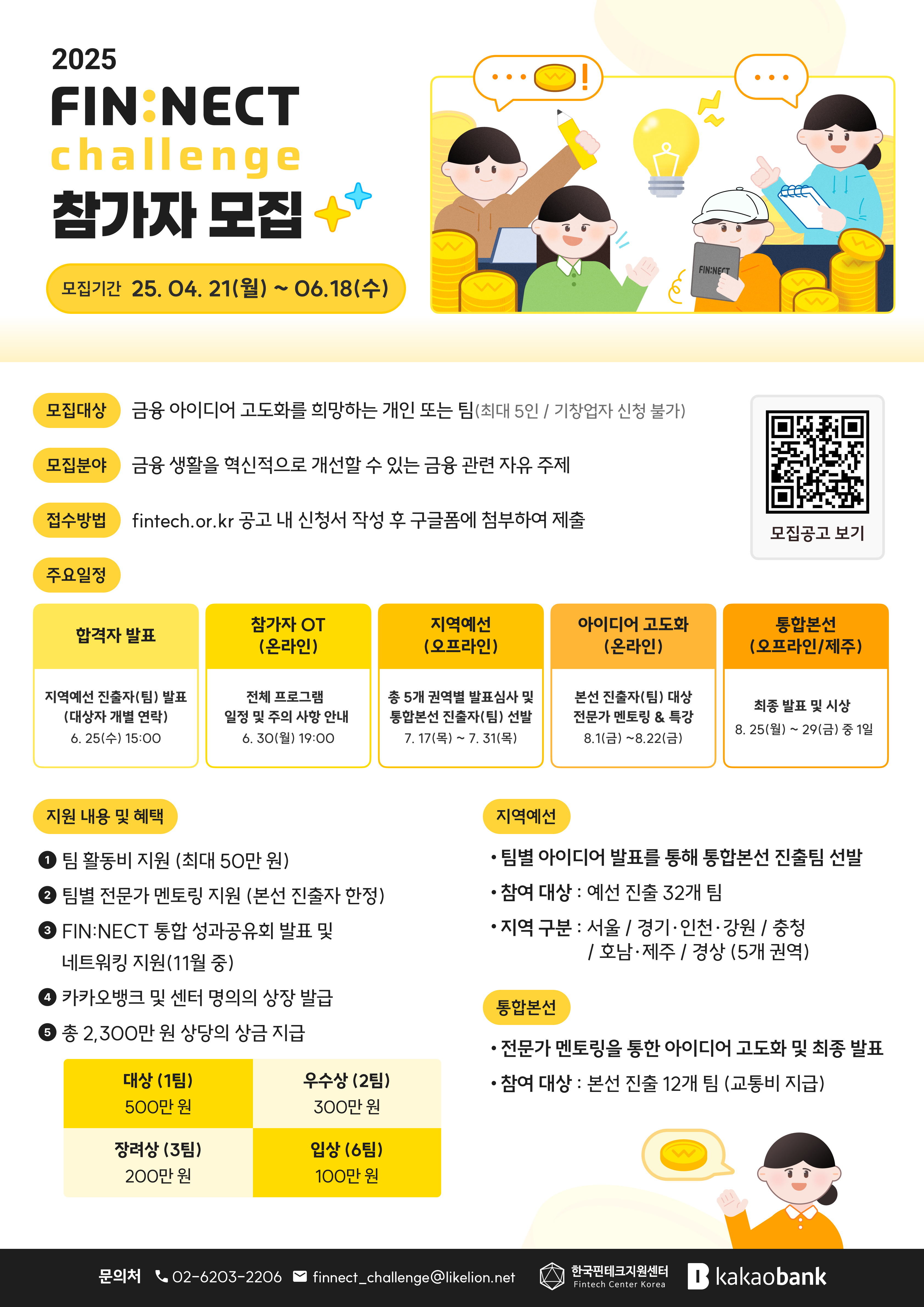 2025년 FIN:NECT 챌린지 호남, 제주권 참여자 모집